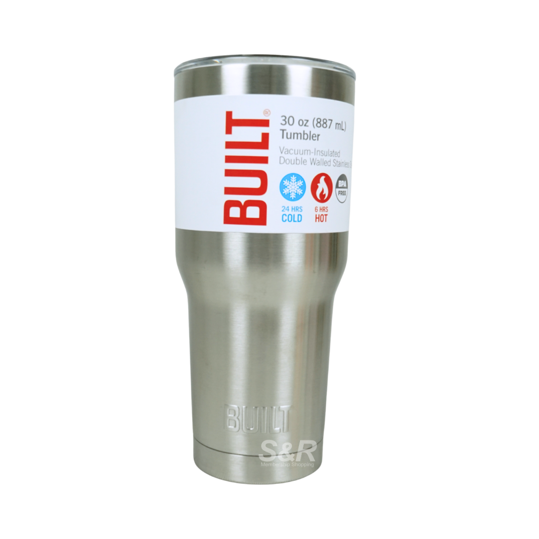 Built 30oz Double-Walled Stainless Steel Tumbler